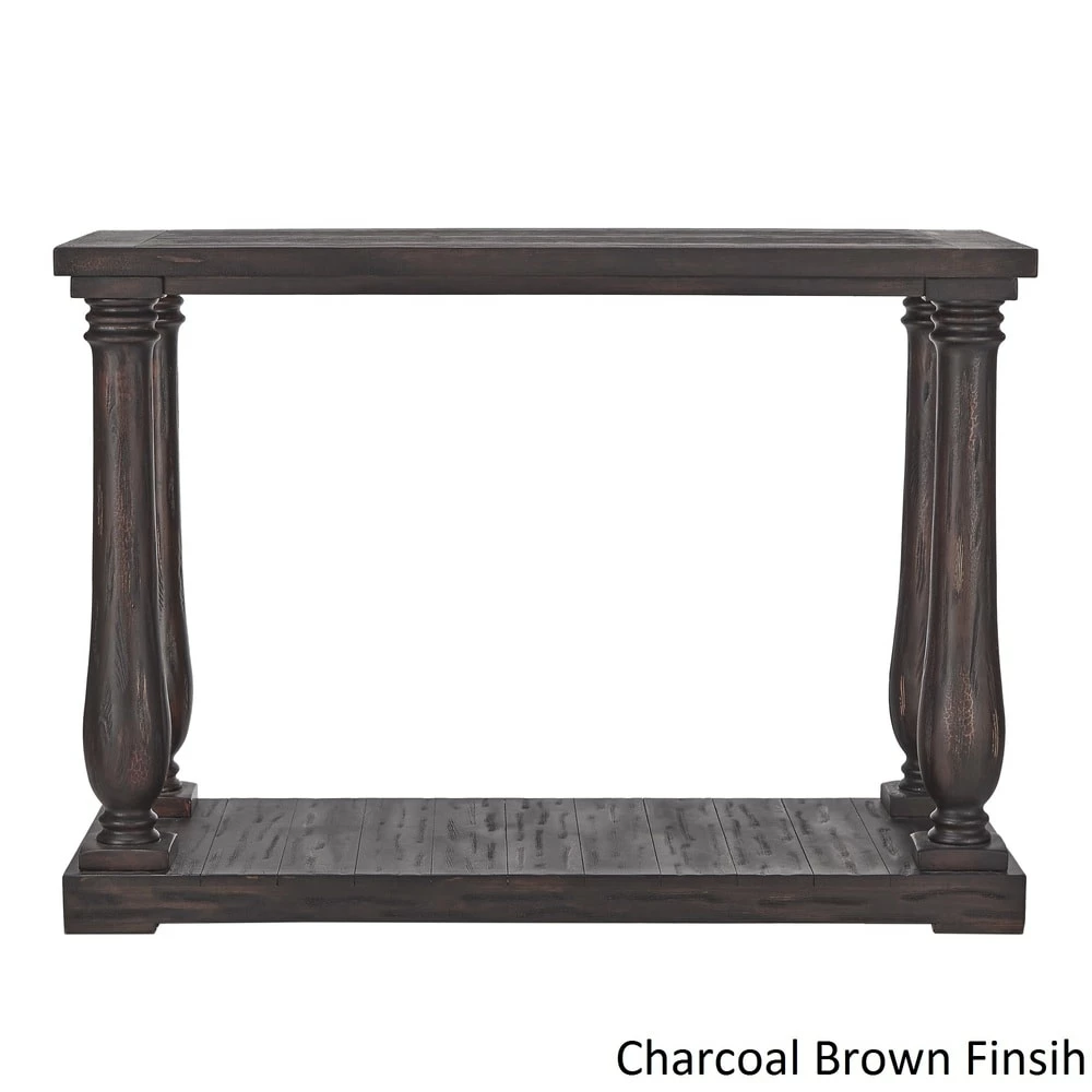 Brand new 🌟 Edmaire Rustic Baluster TV Stand By INSPIRE Q Artisan Natural ⌛ 6 Brand new 🌟 Edmaire Rustic Baluster TV Stand By INSPIRE Q Artisan Natural ⌛ - Image 6