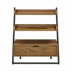 New 😉 Eldersley Two-tone Black & Oak Finish Nightstand By INSPIRE Q Modern 1-drawer With 1 Shelf 🧨 -iNSPIRE Q shop Eldersley Two tone Black 26 Oak finish Nightstand by iNSPIRE Q Modern 14