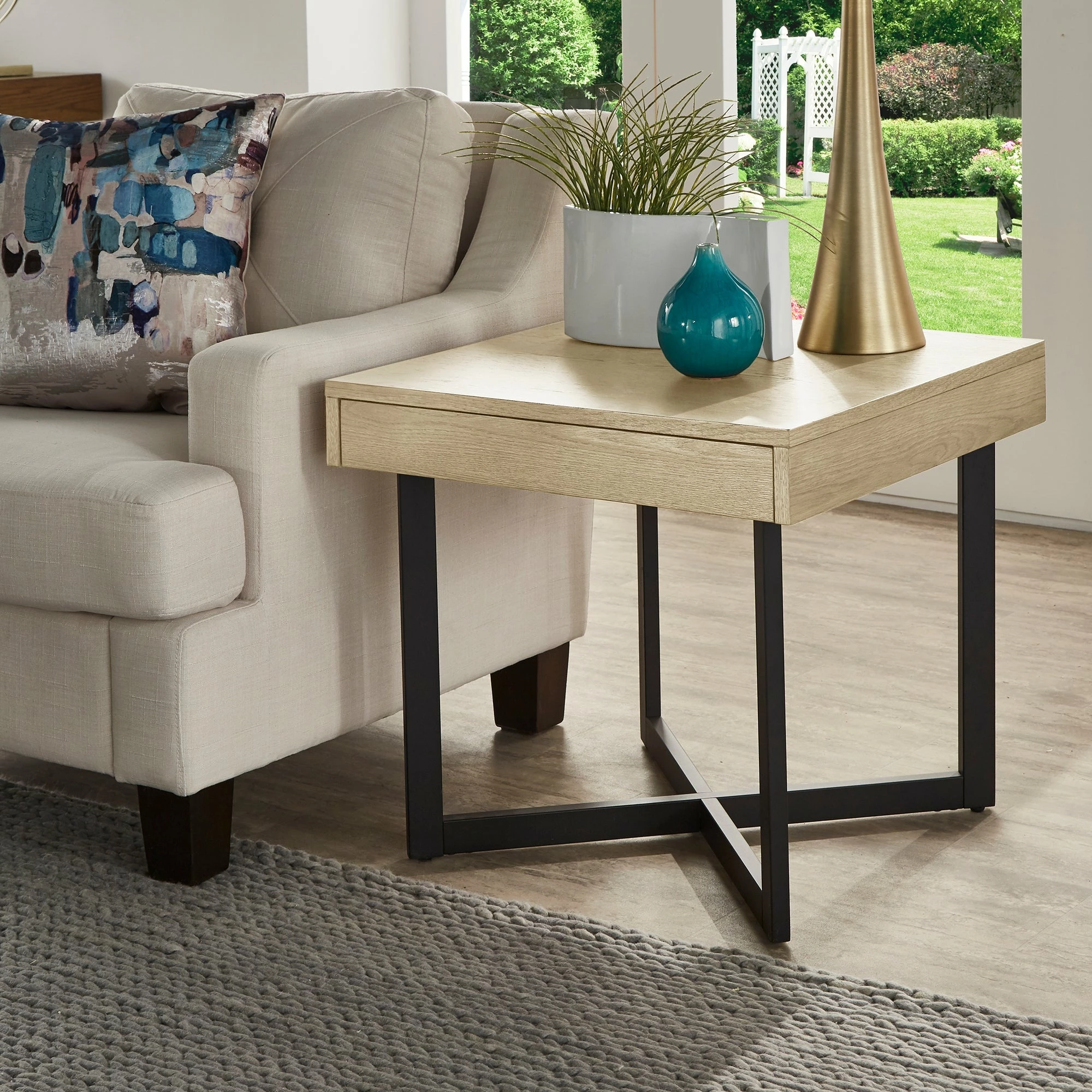 Hot Sale ๐คฉ Eldersley Wood Finish End Table With One Drawer By INSPIRE Q Modern Grey ๐งจ 2 Hot Sale ๐คฉ Eldersley Wood Finish End Table With One Drawer By INSPIRE Q Modern Grey ๐งจ - Image 2
