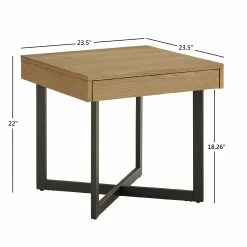 Hot Sale ๐คฉ Eldersley Wood Finish End Table With One Drawer By INSPIRE Q Modern Grey ๐งจ 28 Hot Sale ๐คฉ Eldersley Wood Finish End Table With One Drawer By INSPIRE Q Modern Grey ๐งจ -iNSPIRE Q shop Eldersley Wood Finish End Table with One Drawer by iNSPIRE Q Modern 13