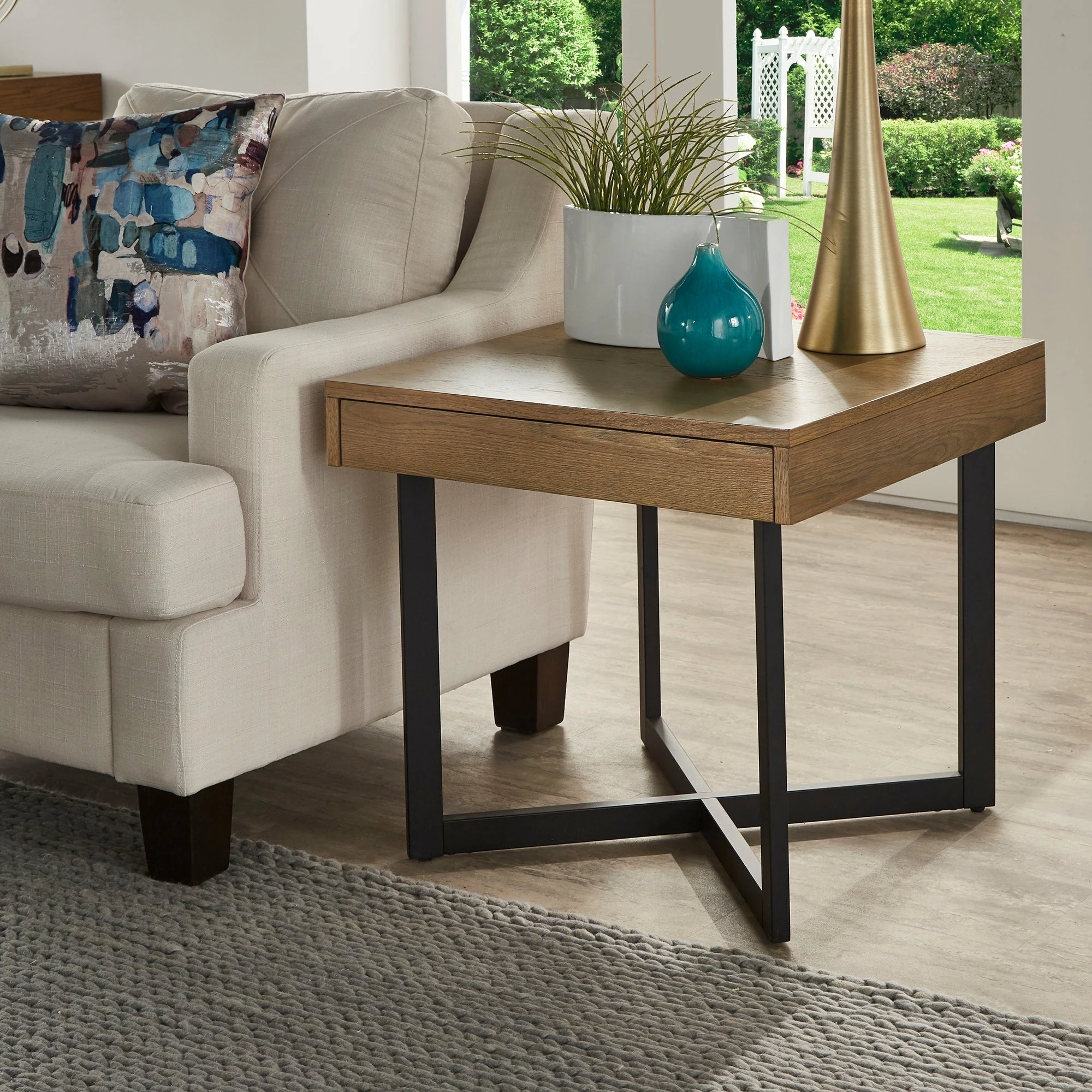 Hot Sale ๐คฉ Eldersley Wood Finish End Table With One Drawer By INSPIRE Q Modern Grey ๐งจ 3 Hot Sale ๐คฉ Eldersley Wood Finish End Table With One Drawer By INSPIRE Q Modern Grey ๐งจ - Image 3