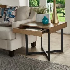 Hot Sale ๐คฉ Eldersley Wood Finish End Table With One Drawer By INSPIRE Q Modern Grey ๐งจ 18 Hot Sale ๐คฉ Eldersley Wood Finish End Table With One Drawer By INSPIRE Q Modern Grey ๐งจ -iNSPIRE Q shop Eldersley Wood Finish End Table with One Drawer by iNSPIRE Q Modern 3