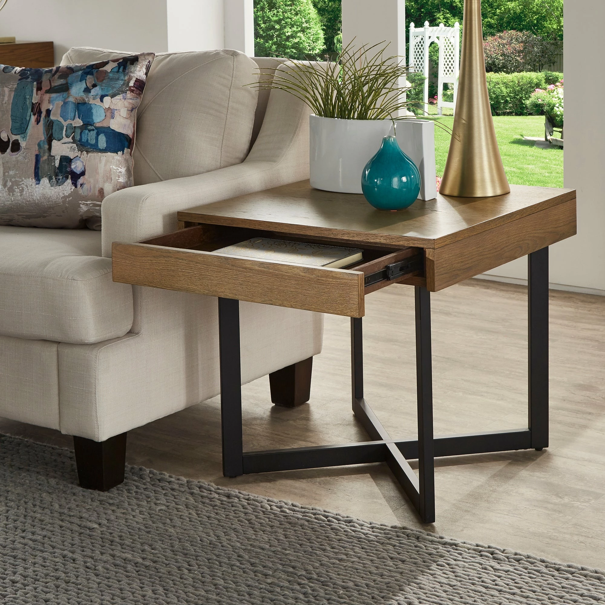 Hot Sale ๐คฉ Eldersley Wood Finish End Table With One Drawer By INSPIRE Q Modern Grey ๐งจ 4 Hot Sale ๐คฉ Eldersley Wood Finish End Table With One Drawer By INSPIRE Q Modern Grey ๐งจ - Image 4