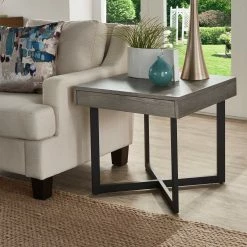 Hot Sale ๐คฉ Eldersley Wood Finish End Table With One Drawer By INSPIRE Q Modern Grey ๐งจ 19 Hot Sale ๐คฉ Eldersley Wood Finish End Table With One Drawer By INSPIRE Q Modern Grey ๐งจ -iNSPIRE Q shop Eldersley Wood Finish End Table with One Drawer by iNSPIRE Q Modern 4