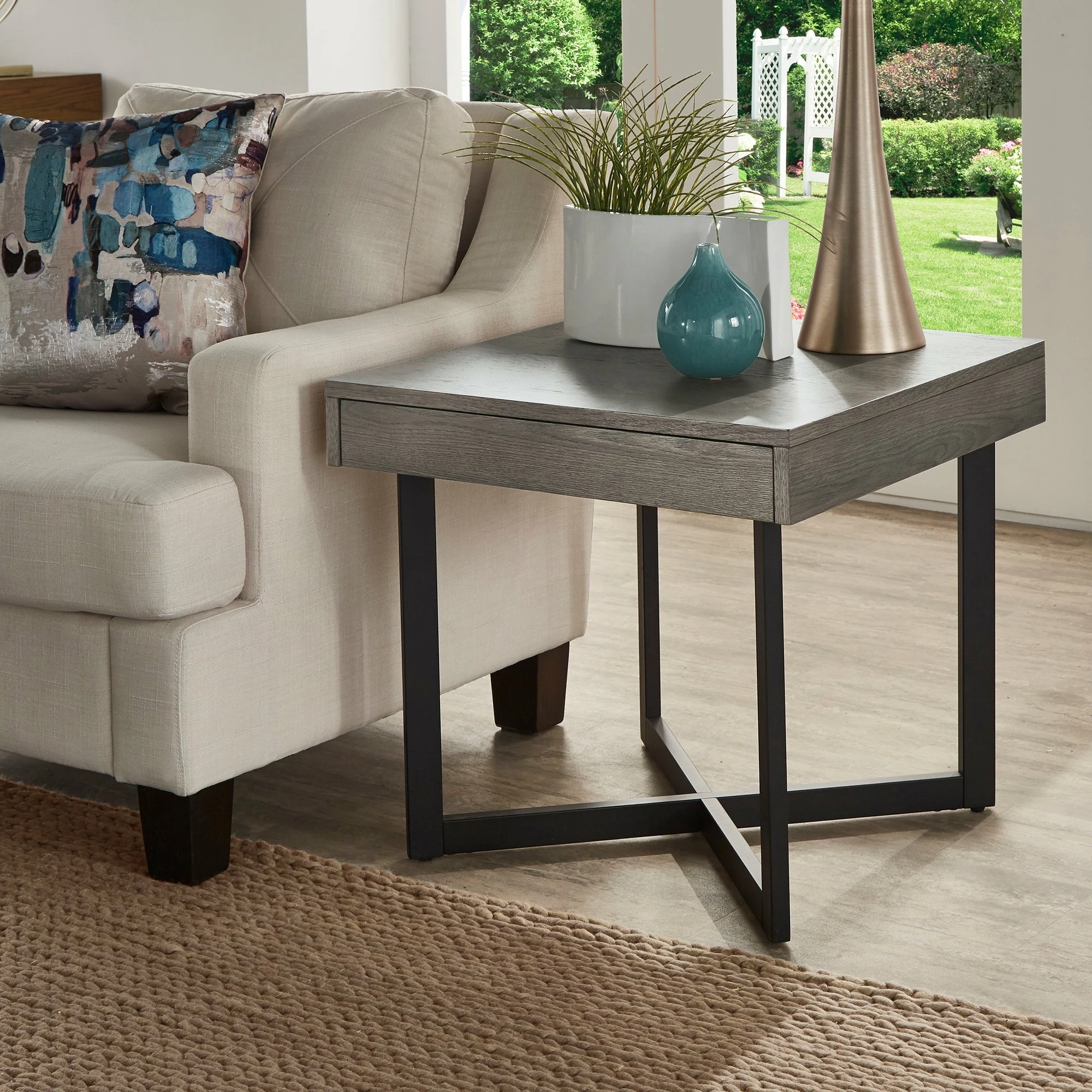 Hot Sale ๐คฉ Eldersley Wood Finish End Table With One Drawer By INSPIRE Q Modern Grey ๐งจ 5 Hot Sale ๐คฉ Eldersley Wood Finish End Table With One Drawer By INSPIRE Q Modern Grey ๐งจ - Image 5