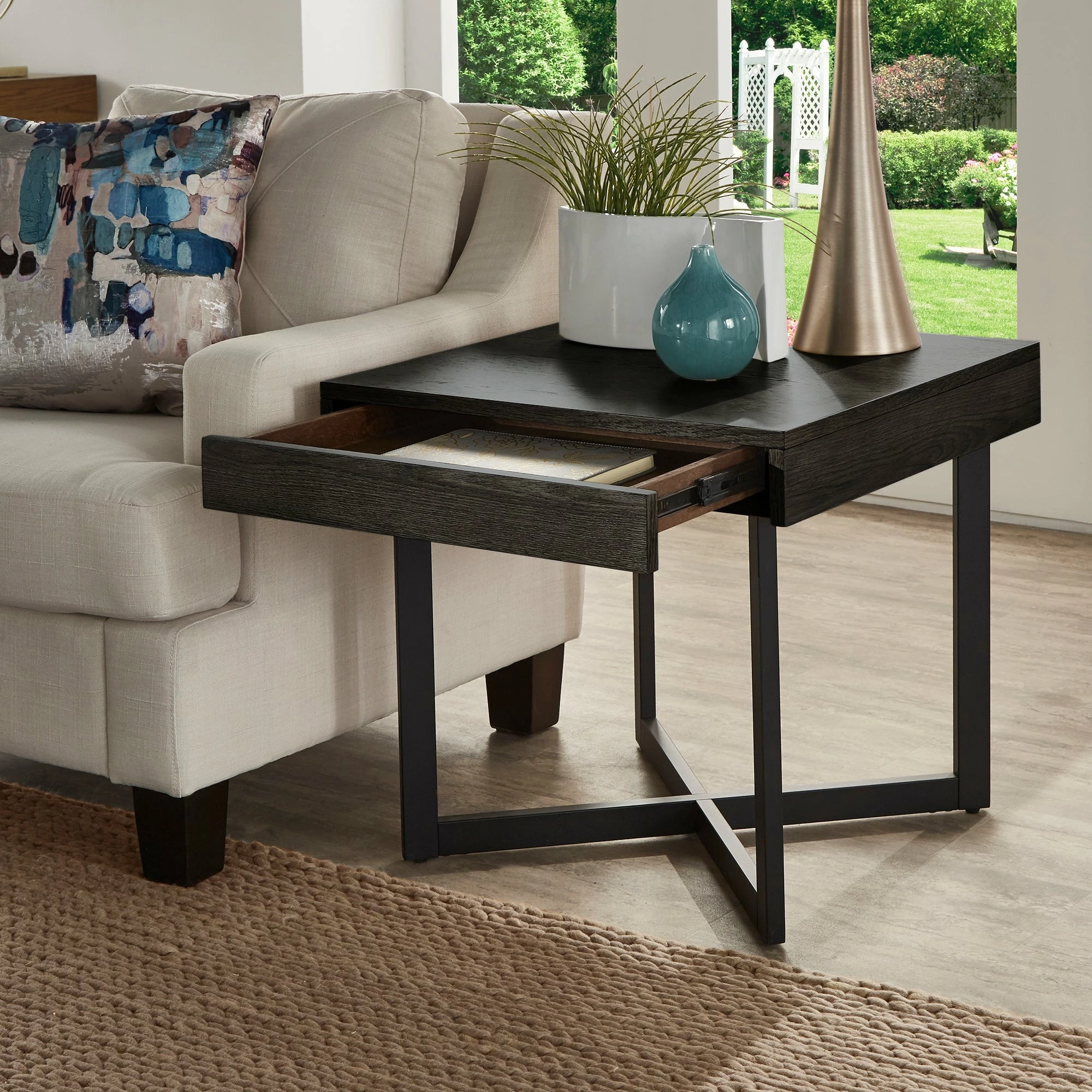 Hot Sale ๐คฉ Eldersley Wood Finish End Table With One Drawer By INSPIRE Q Modern Grey ๐งจ 8 Hot Sale ๐คฉ Eldersley Wood Finish End Table With One Drawer By INSPIRE Q Modern Grey ๐งจ - Image 8