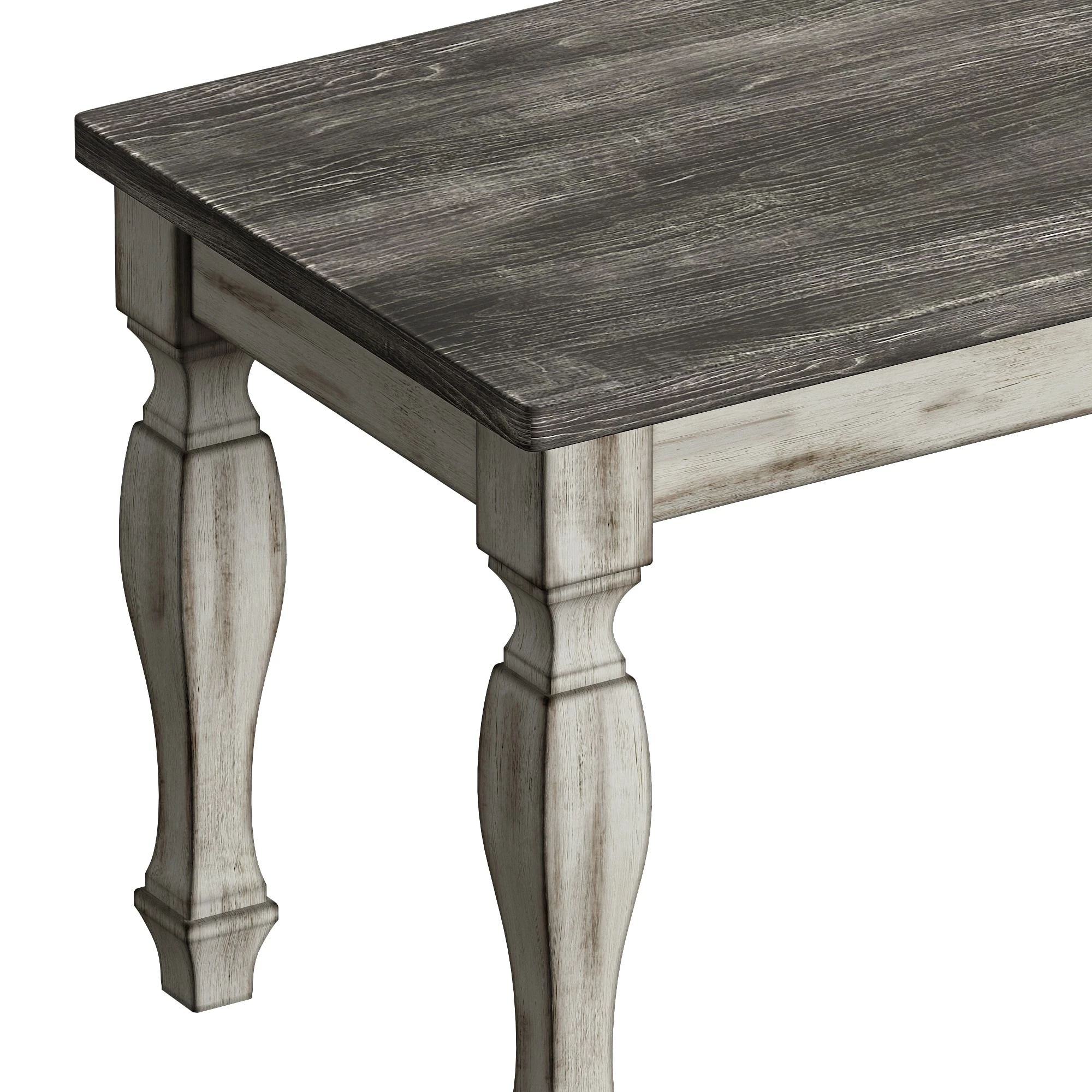 Hot Sale ⌛ Eleanor Two-Tone Square Turned Leg Dining Bench By INSPIRE Q Classic 🎁 5 Hot Sale ⌛ Eleanor Two-Tone Square Turned Leg Dining Bench By INSPIRE Q Classic 🎁 - Image 5