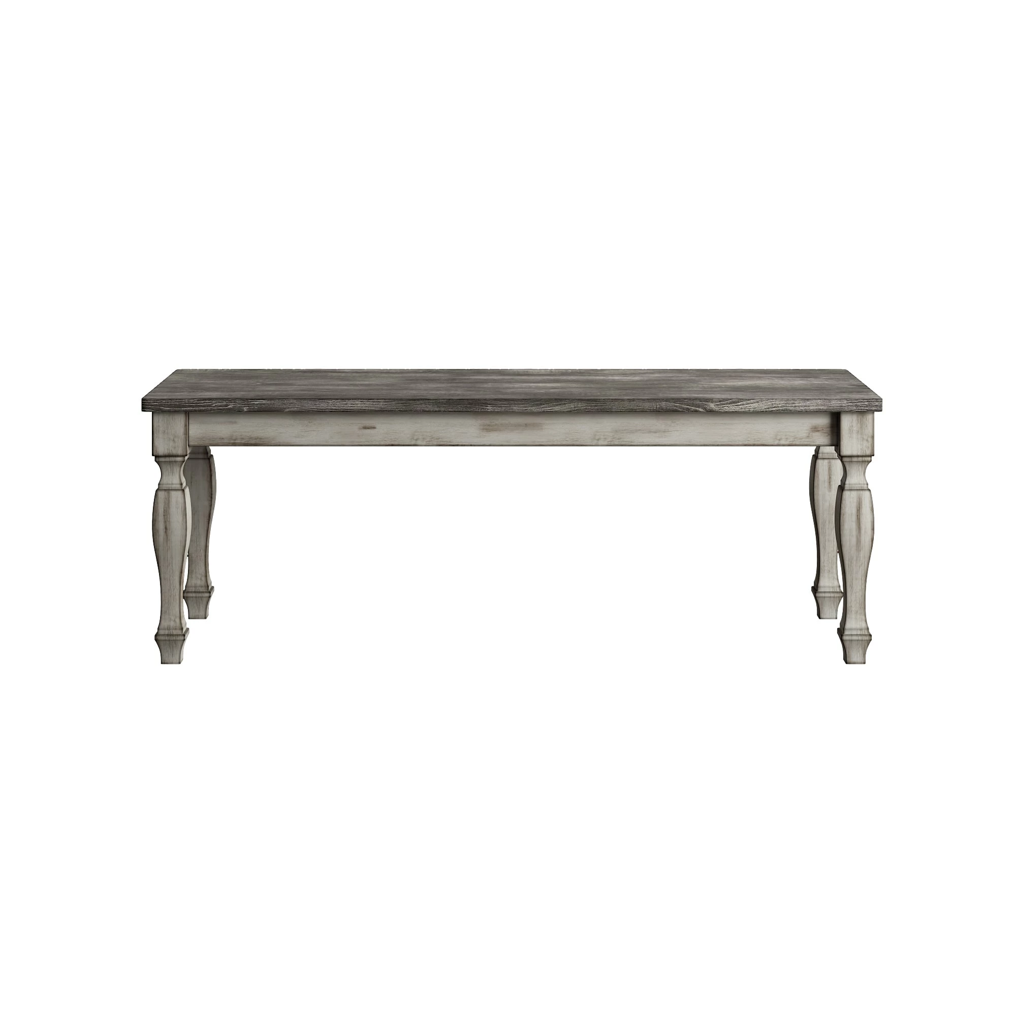 Hot Sale ⌛ Eleanor Two-Tone Square Turned Leg Dining Bench By INSPIRE Q Classic 🎁 3 Hot Sale ⌛ Eleanor Two-Tone Square Turned Leg Dining Bench By INSPIRE Q Classic 🎁 - Image 3