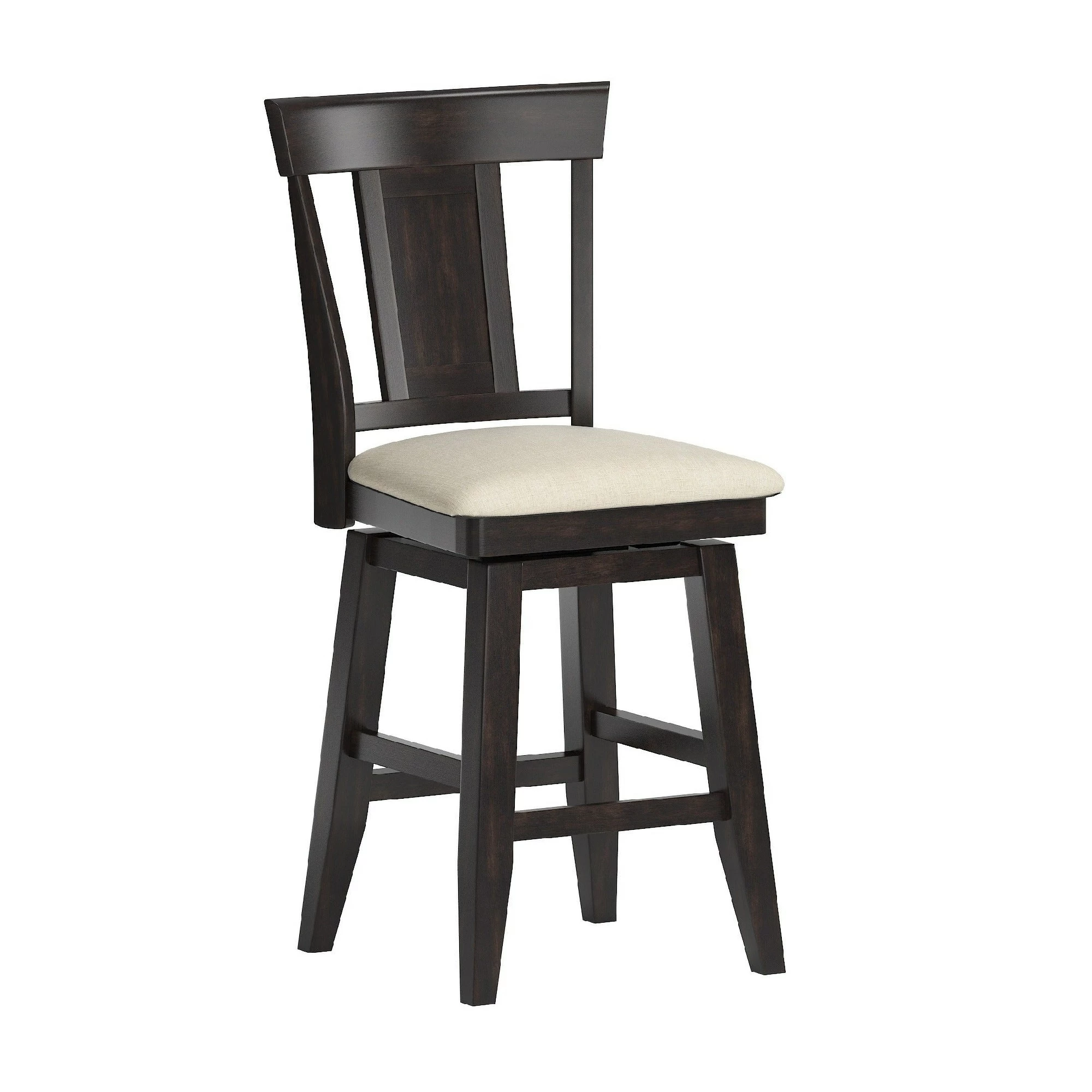 Deals 👍 Eleanor Panel Back Wood Swivel Chair By INSPIRE Q Classic 29" Antique White 🎁 - Image 7