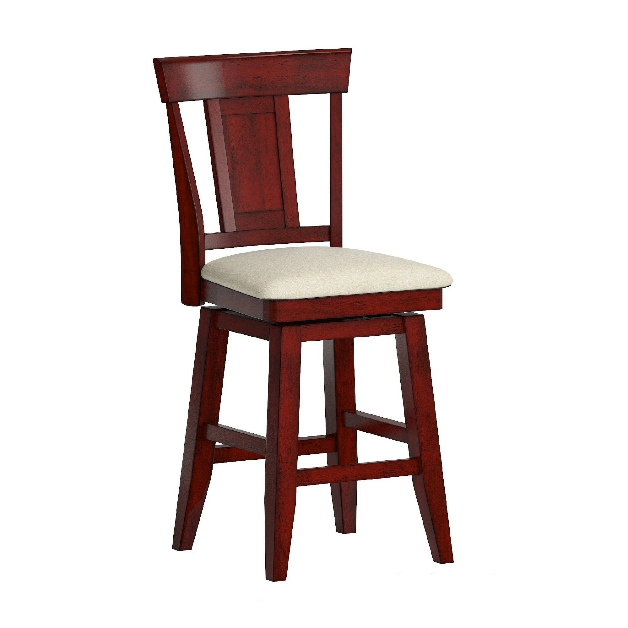 Deals 👍 Eleanor Panel Back Wood Swivel Chair By INSPIRE Q Classic 29" Antique White 🎁 - Image 8