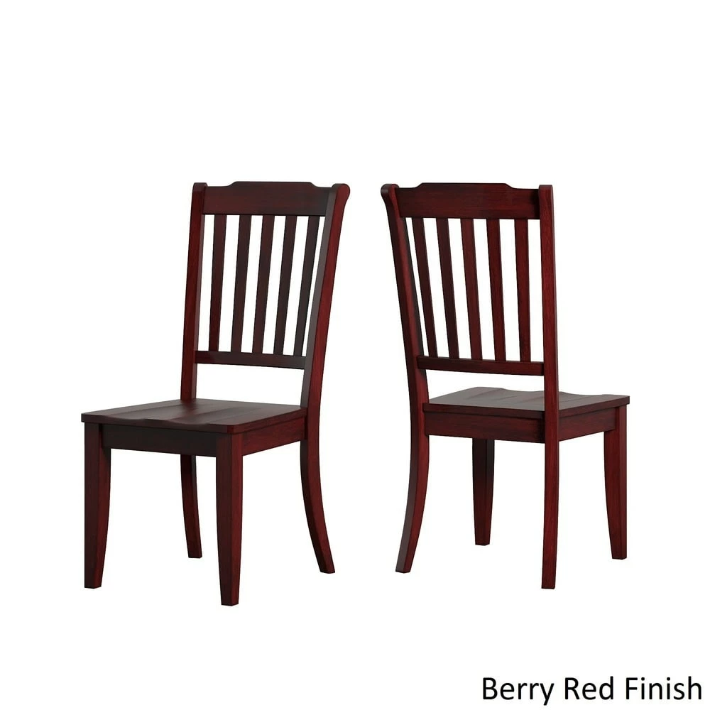 Cheap 😀 Eleanor 5-pc. Round Sage Green Wood Dining Set By INSPIRE Q Classic Berry Red Chairs 😍 - Image 7