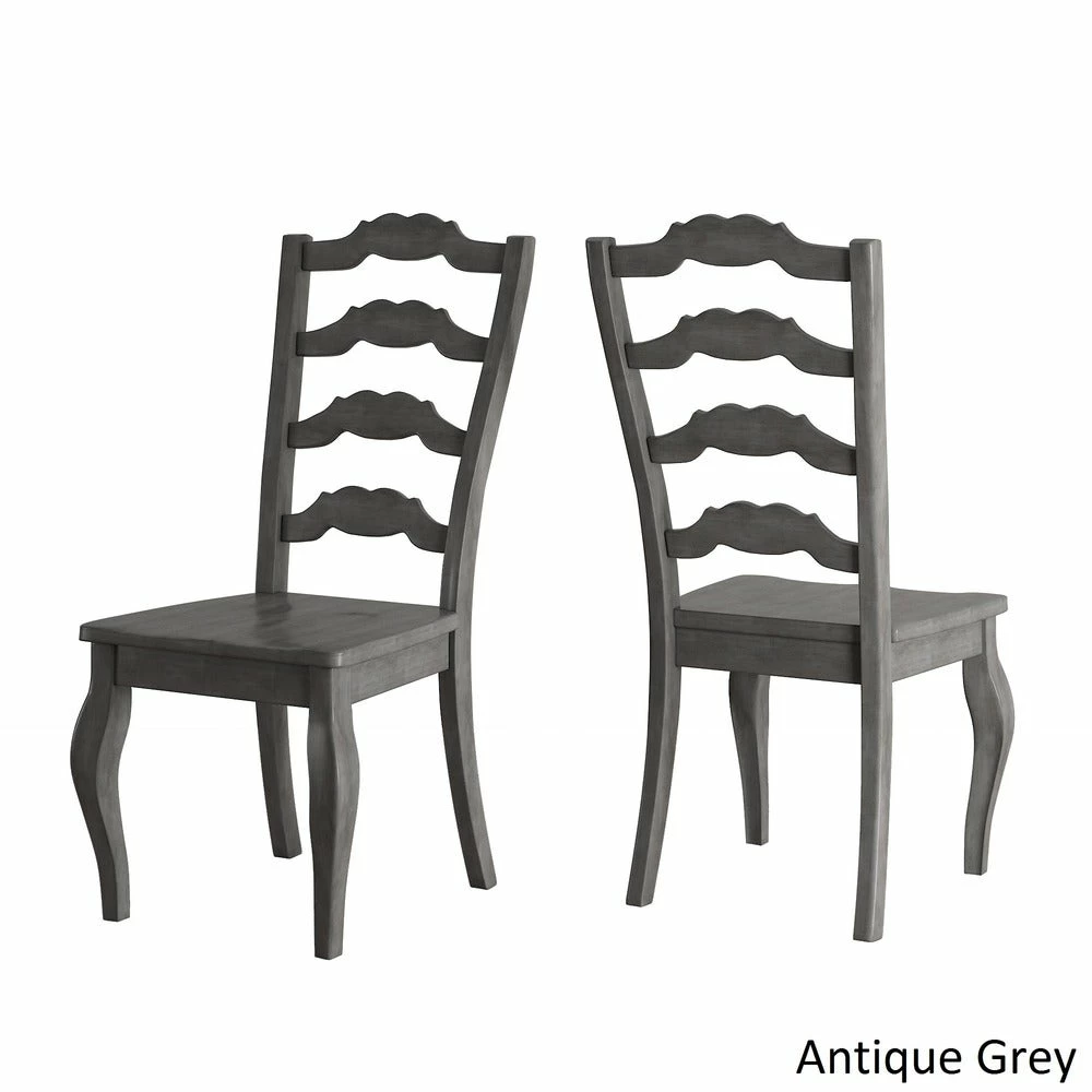 Wholesale 🥰 Eleanor Sage Green Round Solid Wood Top Ladder Back 5-piece Dining Set By INSPIRE Q Classic Antique Sage Green Chairs ❤️ - Image 13