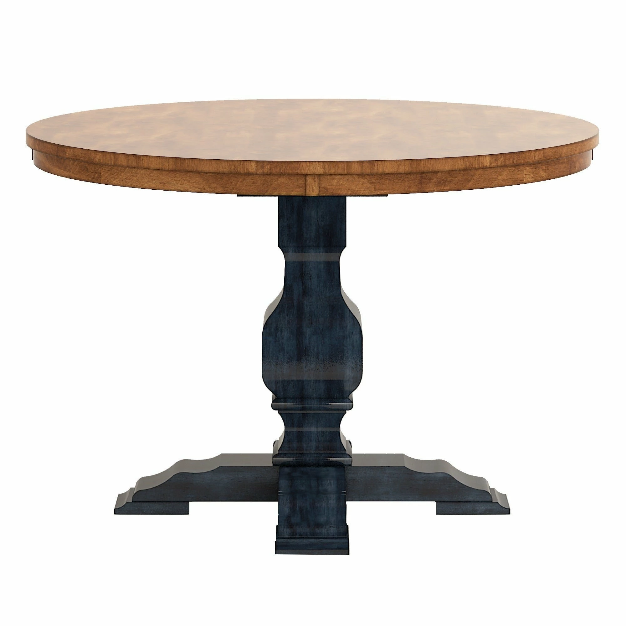 New ⌛ Eleanor Two-tone Round Top Dining Table By INSPIRE Q Classic Berry Red Base 🎉 3 New ⌛ Eleanor Two-tone Round Top Dining Table By INSPIRE Q Classic Berry Red Base 🎉 - Image 3