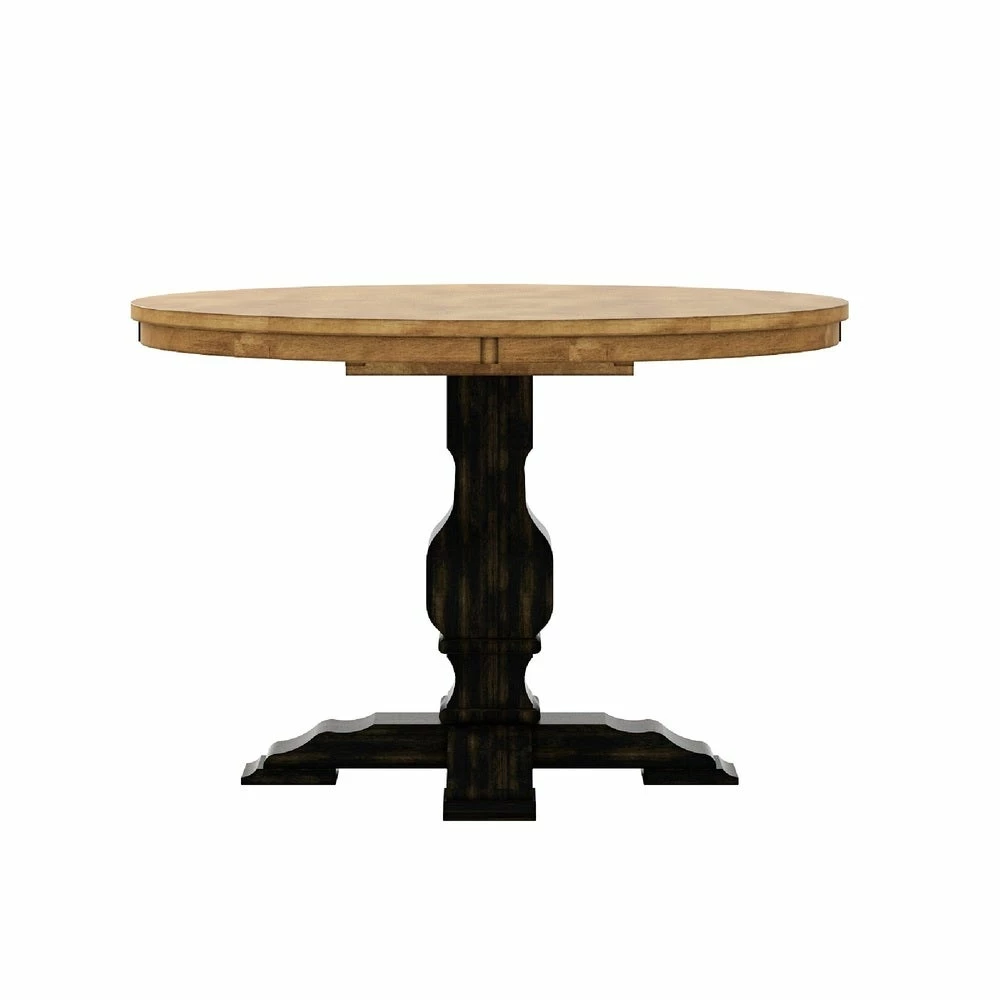 New ⌛ Eleanor Two-tone Round Top Dining Table By INSPIRE Q Classic Berry Red Base 🎉 6 New ⌛ Eleanor Two-tone Round Top Dining Table By INSPIRE Q Classic Berry Red Base 🎉 - Image 6