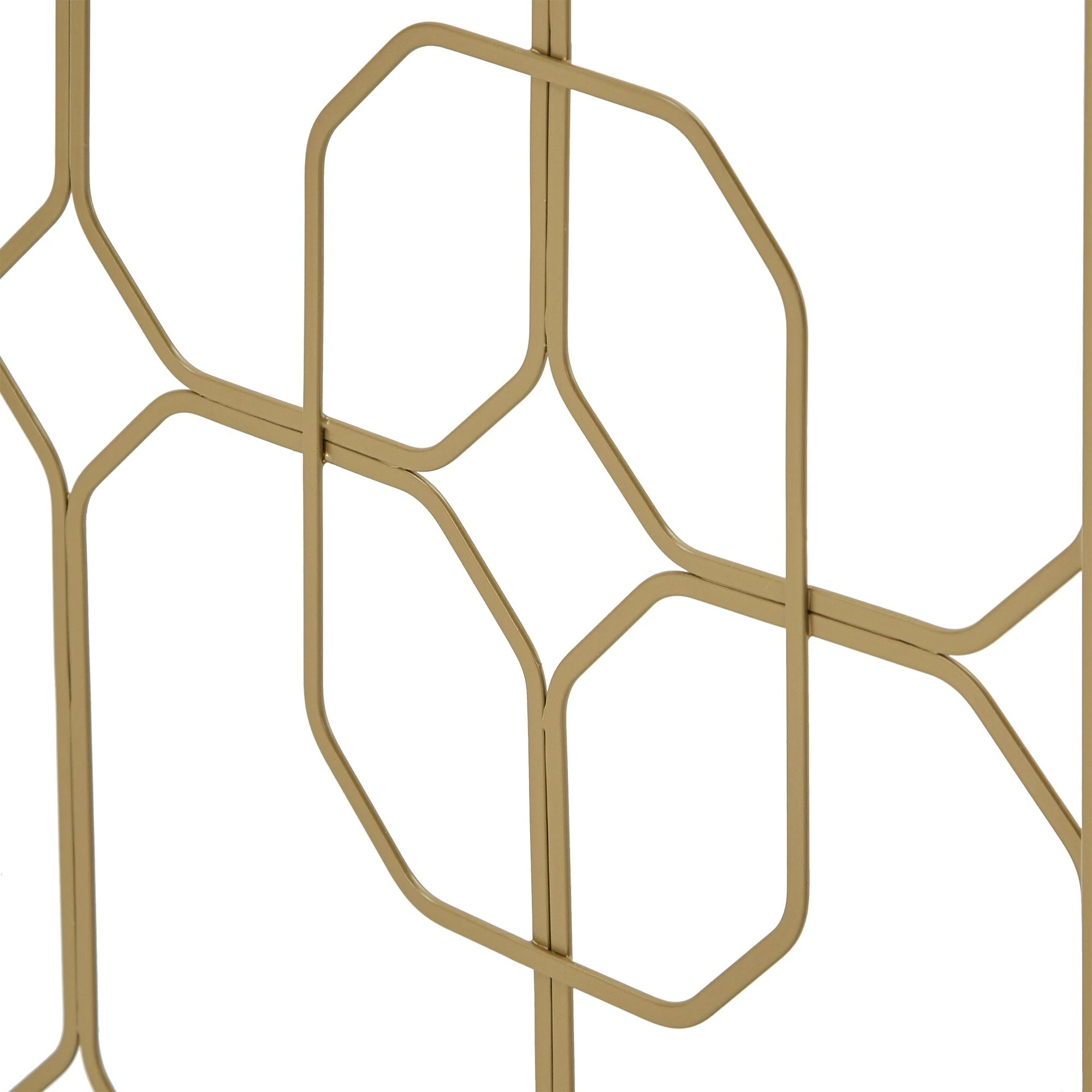 Top 10 ❤️ Elle Octagon Pattern Gold Metal And Glass Table By INSPIRE Q Bold 🧨 - Image 11