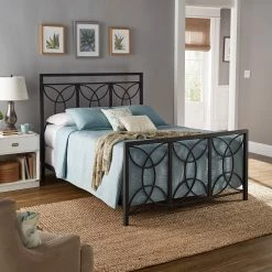 Best Pirce 🔥 Flossie Black Metal Queen Bed By INSPIRE Q Classic 🤩