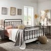 Coupon 👏 Giselle Victorian Iron Metal Bed By INSPIRE Q Classic Antique White 🔥