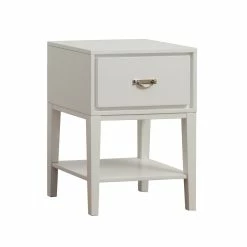Deals 😀 Haines White Rectangle Wood Accent Table By INSPIRE Q Bold 🌟 -iNSPIRE Q shop Haines White Rectangle Wood Accent Table by INSPIRE Q 5b46d6dd 9518 4169 aeea 638226163f5e 1000
