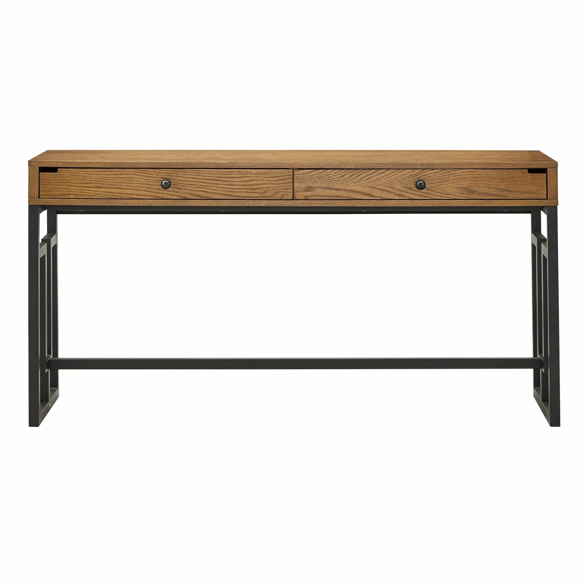 Top 10 👍 Hartley 2-Drawer Desk With Power Outlet By INSPIRE Q Classic Brown 😍 - Image 12