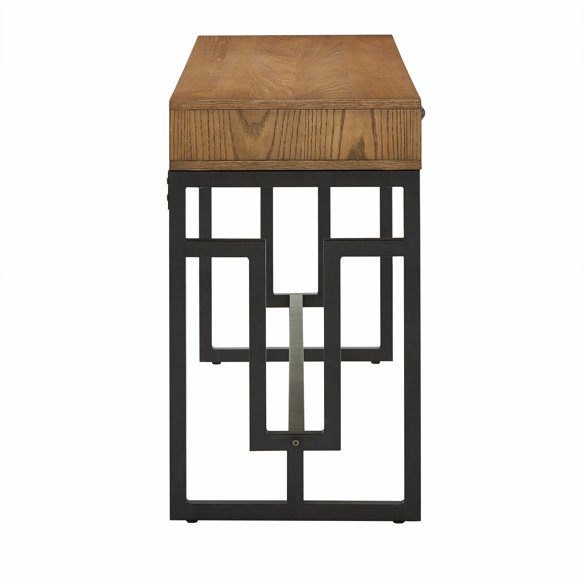 Top 10 👍 Hartley 2-Drawer Desk With Power Outlet By INSPIRE Q Classic Brown 😍 - Image 13