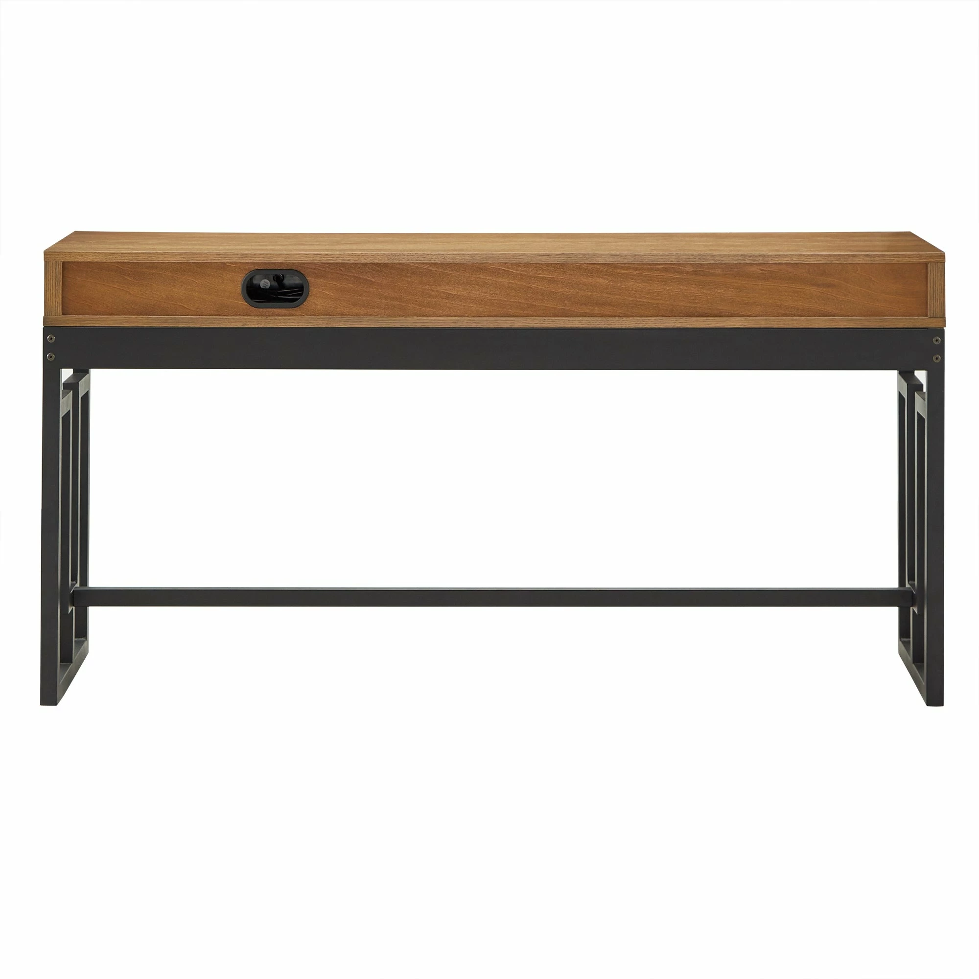 Top 10 👍 Hartley 2-Drawer Desk With Power Outlet By INSPIRE Q Classic Brown 😍 - Image 14
