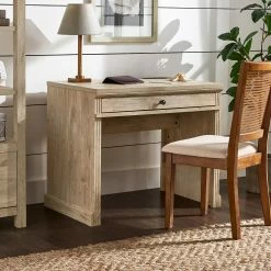 Top 10 🔥 Hinesburg 35 In. Writing Desk With USB Charger By INSPIRE Q Classic Light Ash Desk And Bookcases 🛒