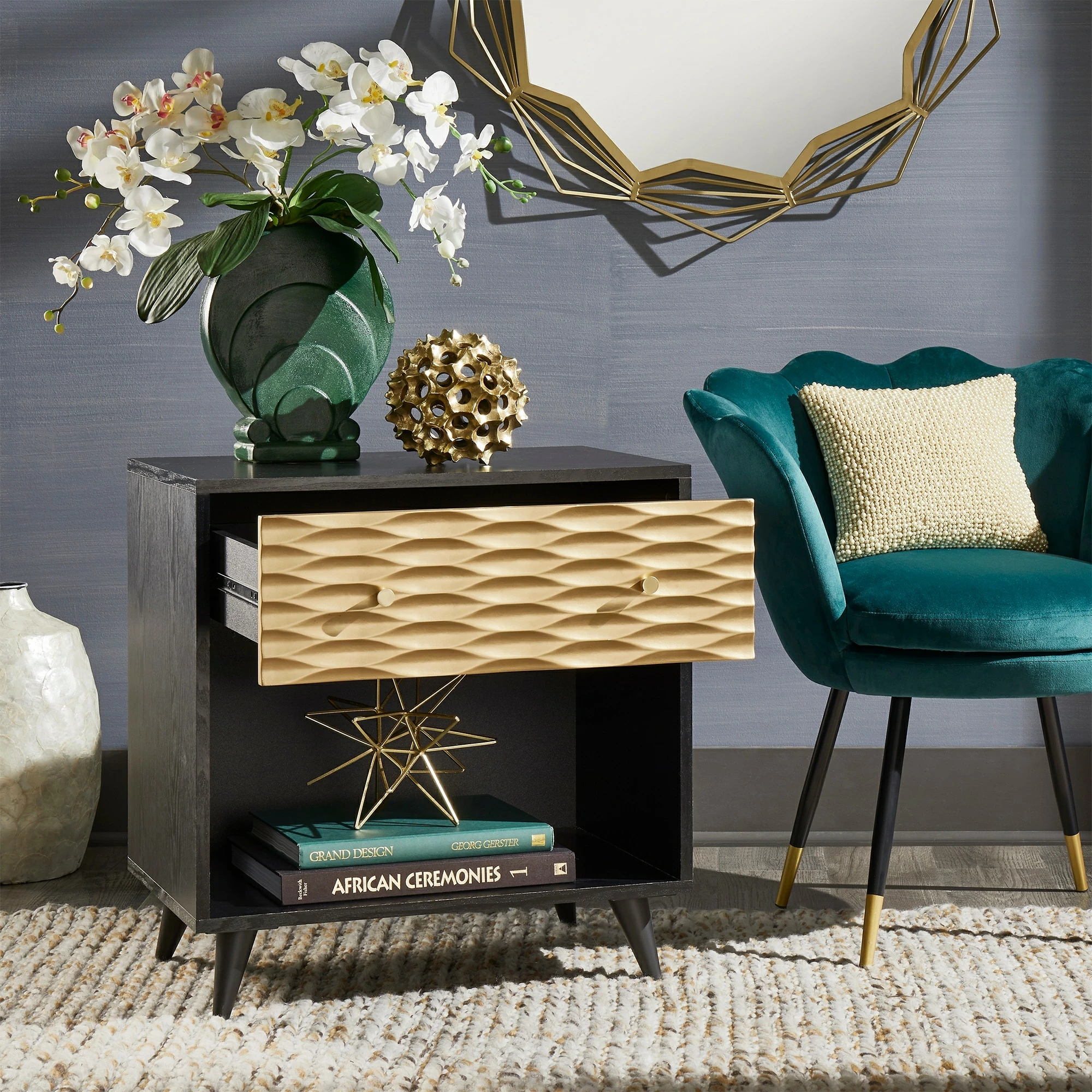 Best Pirce 🎉 Icarus Two-Tone 1-Drawer End Table By INSPIRE Q Bold 💯 2 Best Pirce 🎉 Icarus Two-Tone 1-Drawer End Table By INSPIRE Q Bold 💯 - Image 2