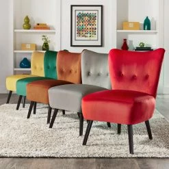 Best reviews of 🛒 Imani 22.5" Wide Tufted Accent Chair By INSPIRE Q Bold Grey 😍