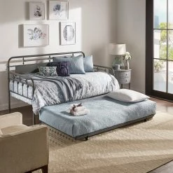 Hot Sale ⌛ Imogen Metal Spindle Daybed With Trundle By INSPIRE Q Classic 💯