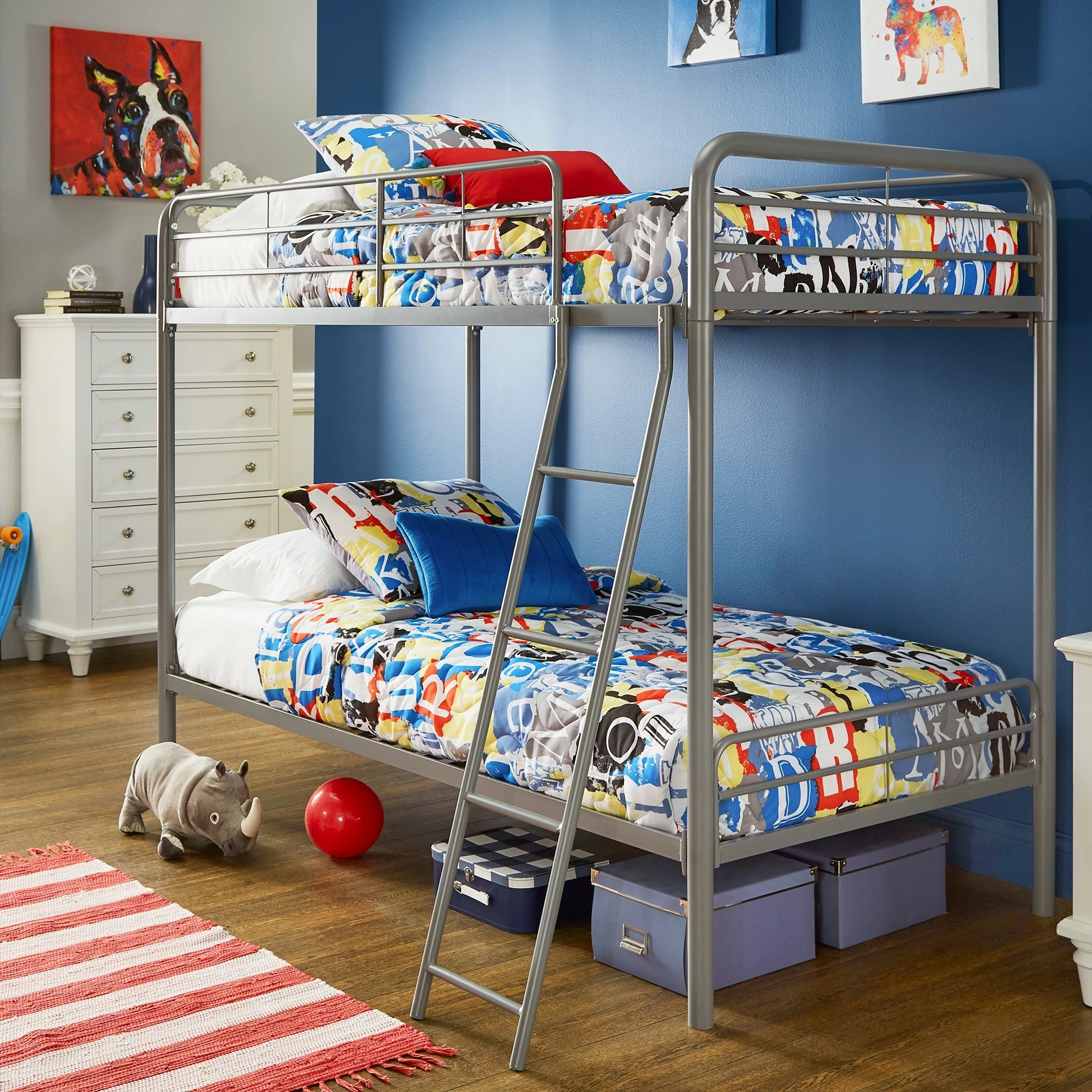 Top 10 😉 Jana Twin Over Twin Bunk Bed By INSPIRE Q Junior White ⭐ - Image 2