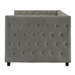 Flash Sale 🥰 Kahler Weave Fabric Daybed With Metal Slats By INSPIRE Q Classic Beige ⌛ -iNSPIRE Q shop Kahler Weave Fabric Daybed by iNSPIRE Q Classic 7