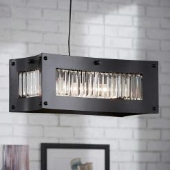Cheap 🌟 Kayan Black Crystal Chandelier By INSPIRE Q Modern 🎉