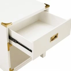 Best deal ❤️ Kedric 1-Drawer Gold Accent Nightstand By INSPIRE Q Junior 🥰 -iNSPIRE Q shop Kedric 1 Drawer Gold Accent Nightstand by iNSPIRE Q Junior 7