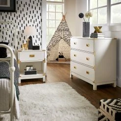 Best deal ❤️ Kedric 1-Drawer Gold Accent Nightstand By INSPIRE Q Junior 🥰 -iNSPIRE Q shop Kedric 1 Drawer Gold Accent Nightstand by iNSPIRE Q Junior 9