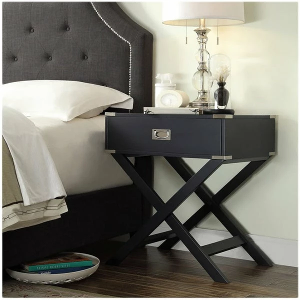 Wholesale 👏 Kenton X Base Wood Accent Campaign Table By INSPIRE Q Bold Espresso ⌛ 4 Wholesale 👏 Kenton X Base Wood Accent Campaign Table By INSPIRE Q Bold Espresso ⌛ - Image 4