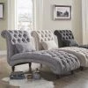 Budget 🔥 Knightsbridge Tufted Oversized Chaise Lounge By INSPIRE Q Artisan Beige Linen ❤️