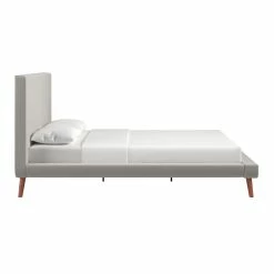 Deals 🥰 Laurencia Mid-Century Upholstered Platform Bed By INSPIRE Q Modern ⌛ -iNSPIRE Q shop Laurencia Mid Century Upholstered Platform Bed by iNSPIRE Q Modern 11