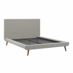 Deals 🥰 Laurencia Mid-Century Upholstered Platform Bed By INSPIRE Q Modern ⌛ -iNSPIRE Q shop Laurencia Mid Century Upholstered Platform Bed by iNSPIRE Q Modern 14