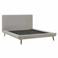 Deals 🥰 Laurencia Mid-Century Upholstered Platform Bed By INSPIRE Q Modern ⌛ -iNSPIRE Q shop Laurencia Mid Century Upholstered Platform Bed by iNSPIRE Q Modern 7