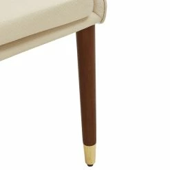Cheapest 🧨 Leo Two-Tone Beige Dining Chairs (Set Of 2) By INSPIRE Q Modern ⌛ -iNSPIRE Q shop Leo Two Tone Faux Leather Upholstered Dining Chairs 28Set of 229 by iNSPIRE Q Modern 8