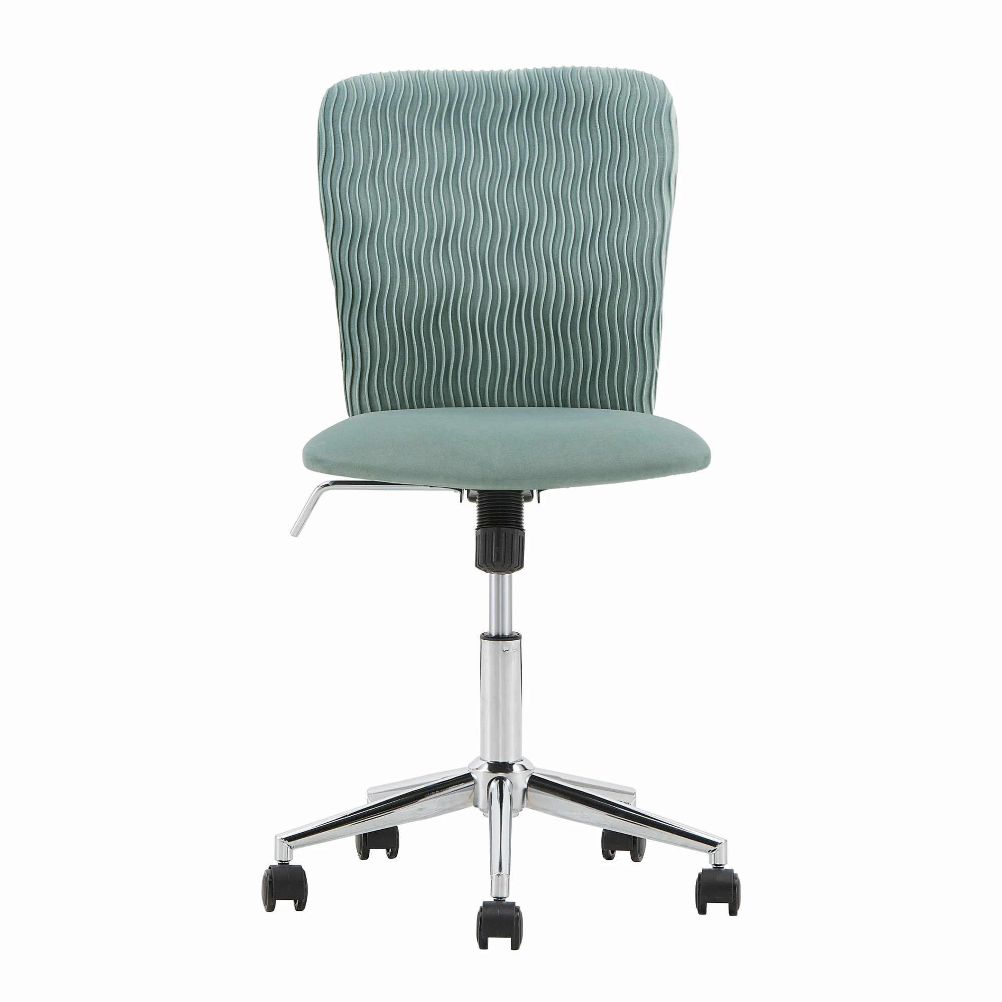 Deals 🛒 Lorelei Velvet Wave Pattern Office Chair By INSPIRE Q Bold Teal 👏 11 Deals 🛒 Lorelei Velvet Wave Pattern Office Chair By INSPIRE Q Bold Teal 👏 - Image 11