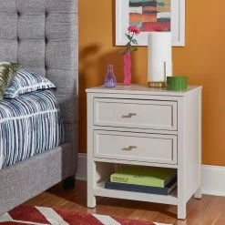 Wholesale 👍 Lydia 2-Drawer Nightstand By INSPIRE Q Modern Blue 💯