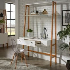 Wholesale 🎁 Lyvia 46" Wide Leaning/Ladder Desk By INSPIRE Q Modern 🔥