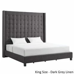 Best Sale ⌛ Marion Nailhead Wingback Tufted 84-Inch High Headboard Platform Bed By INSPIRE Q Bold King Size - Cream White Linen 😉 20 Best Sale ⌛ Marion Nailhead Wingback Tufted 84-Inch High Headboard Platform Bed By INSPIRE Q Bold King Size - Cream White Linen 😉 -iNSPIRE Q shop Marion Nailhead Wingback Tufted 84 Inch High Headboard Platform Bed by iNSPIRE Q Bold 0fcabfed 8150 4d45 87c5 b915743dc106