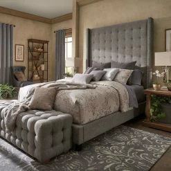 Best Sale ⌛ Marion Nailhead Wingback Tufted 84-Inch High Headboard Platform Bed By INSPIRE Q Bold King Size - Cream White Linen 😉 17 Best Sale ⌛ Marion Nailhead Wingback Tufted 84-Inch High Headboard Platform Bed By INSPIRE Q Bold King Size - Cream White Linen 😉 -iNSPIRE Q shop Marion Nailhead Wingback Tufted 84 Inch High Headboard Platform Bed by iNSPIRE Q Bold 5881ed85 1b61 4f55 b784 1cb46f827185