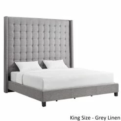 Best Sale ⌛ Marion Nailhead Wingback Tufted 84-Inch High Headboard Platform Bed By INSPIRE Q Bold King Size - Cream White Linen 😉 22 Best Sale ⌛ Marion Nailhead Wingback Tufted 84-Inch High Headboard Platform Bed By INSPIRE Q Bold King Size - Cream White Linen 😉 -iNSPIRE Q shop Marion Nailhead Wingback Tufted 84 Inch High Headboard Platform Bed by iNSPIRE Q Bold f0278c7a 7763 4b3d bc25 eafc451418d6