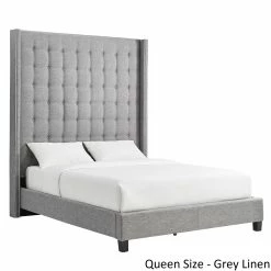 Best Sale ⌛ Marion Nailhead Wingback Tufted 84-Inch High Headboard Platform Bed By INSPIRE Q Bold King Size - Cream White Linen 😉 21 Best Sale ⌛ Marion Nailhead Wingback Tufted 84-Inch High Headboard Platform Bed By INSPIRE Q Bold King Size - Cream White Linen 😉 -iNSPIRE Q shop Marion Nailhead Wingback Tufted 84 Inch High Headboard Platform Bed by iNSPIRE Q Bold f4ee47b6 6218 44ef 8482 1b26aa153dec