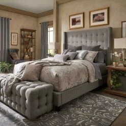 Best Sale ✨ Marion Nailhead Wingback Tufted Tall Headboard Platform Bed By INSPIRE Q Bold King Size - Dark Grey Linen ⌛ 17 Best Sale ✨ Marion Nailhead Wingback Tufted Tall Headboard Platform Bed By INSPIRE Q Bold King Size - Dark Grey Linen ⌛ -iNSPIRE Q shop Marion Nailhead Wingback Tufted Tall Headboard Platform Bed by iNSPIRE Q Bold 1149772b 2f5a 473e a8ed e0677341cfef