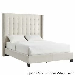 Best Sale ✨ Marion Nailhead Wingback Tufted Tall Headboard Platform Bed By INSPIRE Q Bold King Size - Dark Grey Linen ⌛ 23 Best Sale ✨ Marion Nailhead Wingback Tufted Tall Headboard Platform Bed By INSPIRE Q Bold King Size - Dark Grey Linen ⌛ -iNSPIRE Q shop Marion Nailhead Wingback Tufted Tall Headboard Platform Bed by iNSPIRE Q Bold b074ca09 cd9a 4cbf b430 c439624de53e