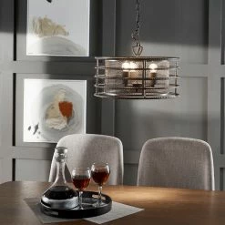 Budget 👍 Marko Matte Black Finish 3-Light Chandelier By INSPIRE Q Modern ❤️